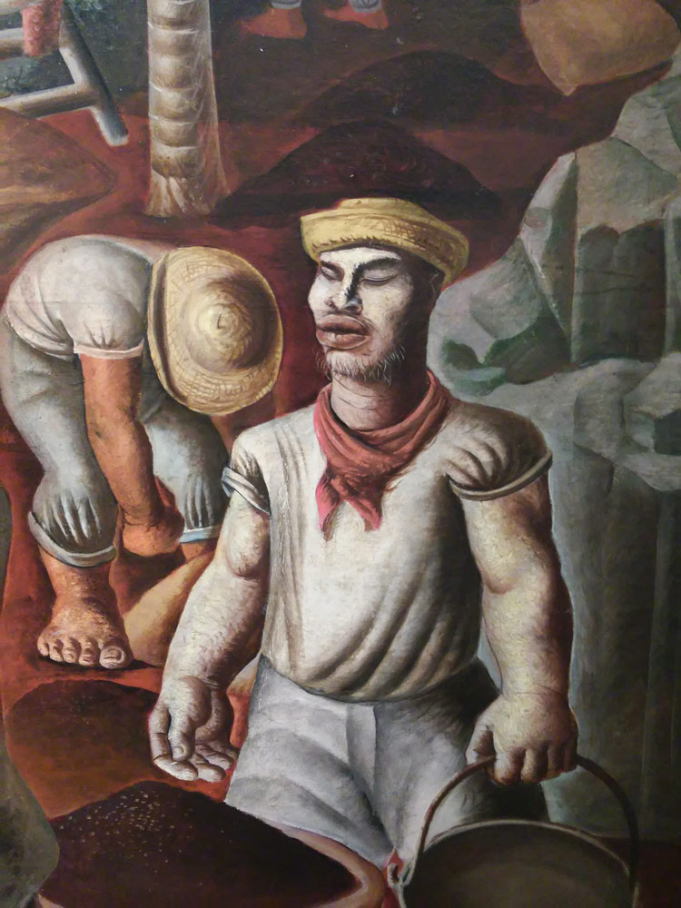 Candido Portinari, Caffè, particolare Candido Portinari, Caffè, particolare