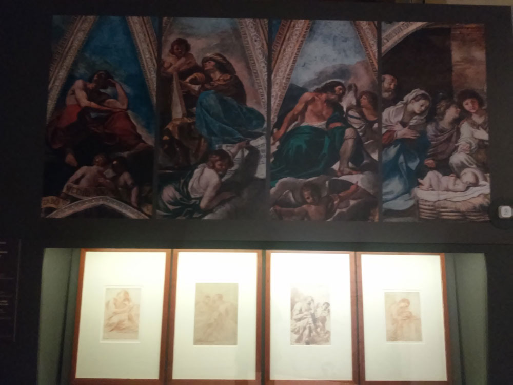 I disegni nella seconda sezione della mostra I disegni nella seconda sezione della mostra