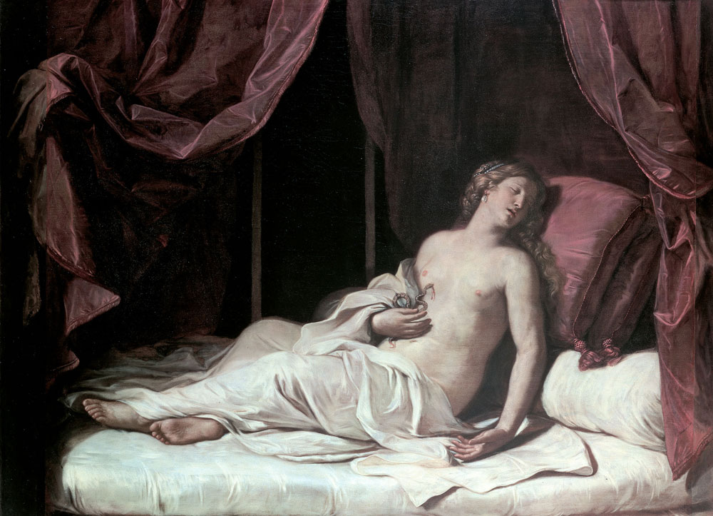 Guercino, Morte di Cleopatra Guercino, Morte di Cleopatra