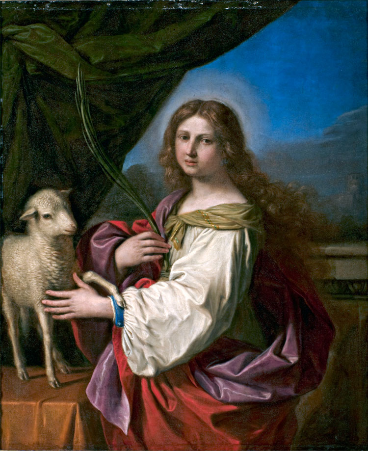 Guercino, Sant'Agnese Guercino, Sant'Agnese
