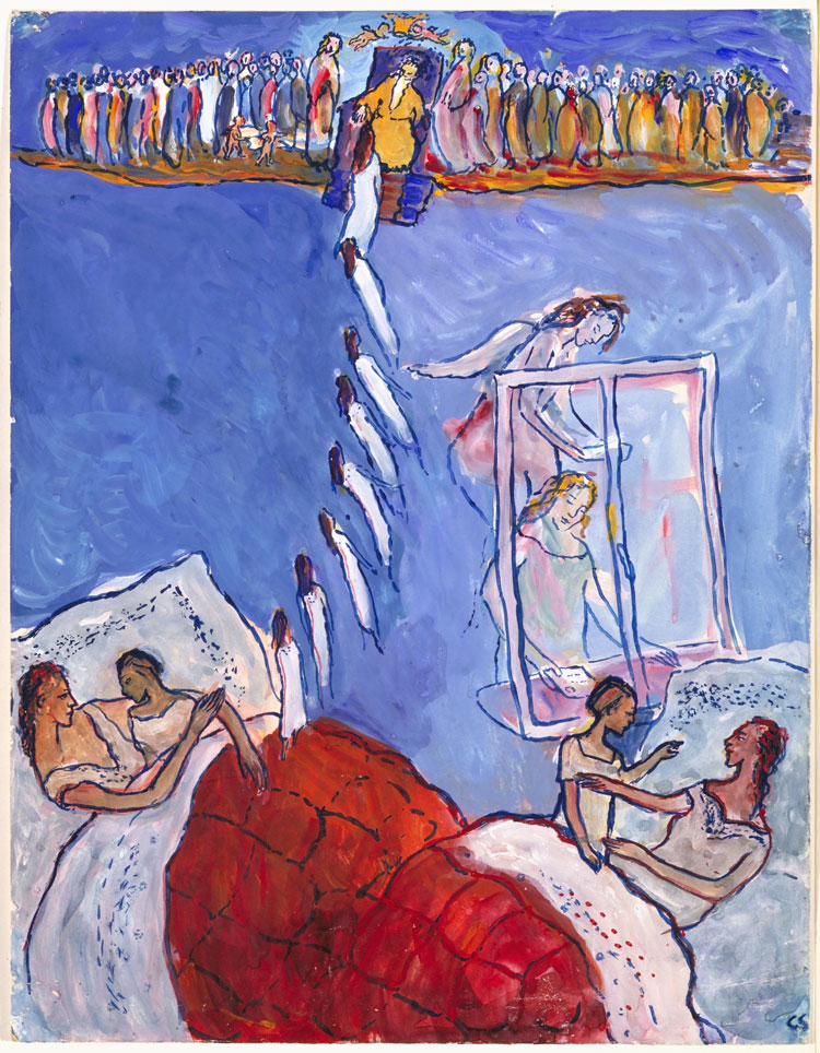 Franziska prendeva spesso la figlia con sé nel letto, e le parlava. "In cielo tutto è molto più bello che su questa terra. E quando la tua mammina sarà diventata un piccolo angelo, scenderà e porterà alla sua leprottina, le porterà una lettera per dirle come è in cielo". Charlotte trovava che ciò era molto bello...