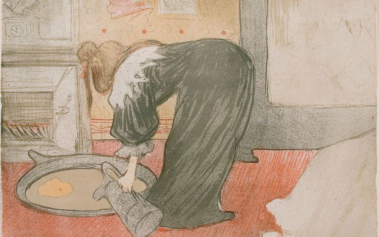 Henri de Toulouse-Lautrec, Femme au tub Henri de Toulouse-Lautrec, Femme au tub