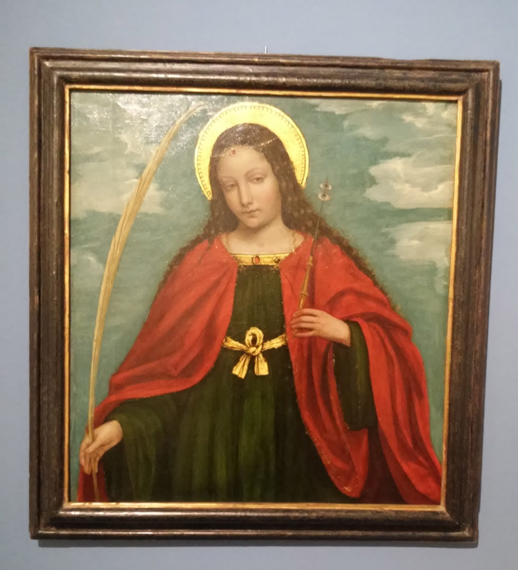 Ambrogio da Fossano detto il Bergognone, Santa Lucia Ambrogio da Fossano detto il Bergognone, Santa Lucia