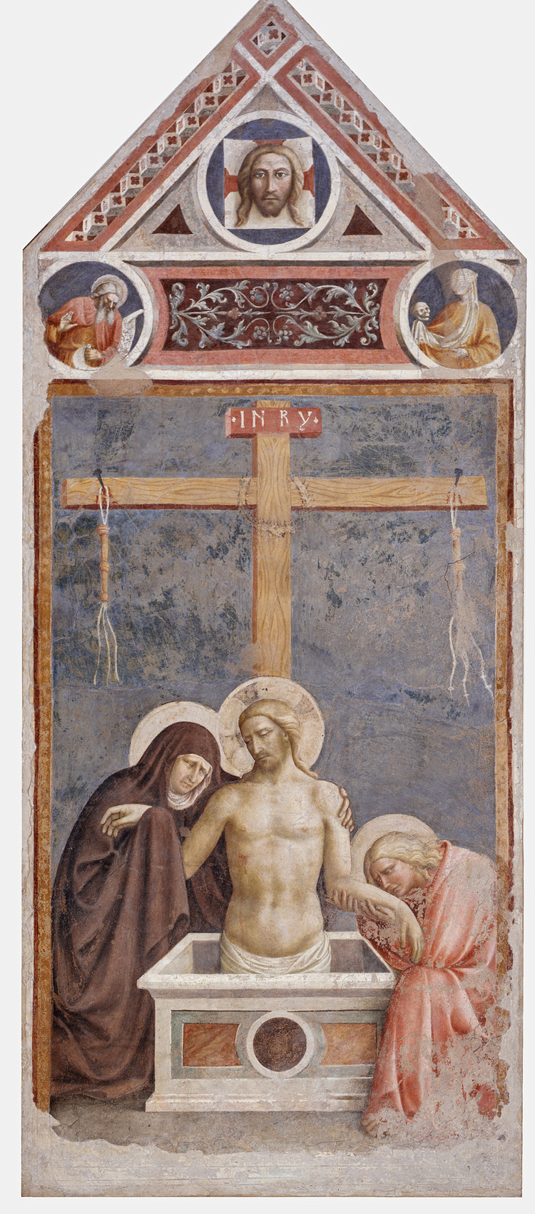 Masolino da Panicale, Cristo in pietà Masolino da Panicale, Cristo in pietà