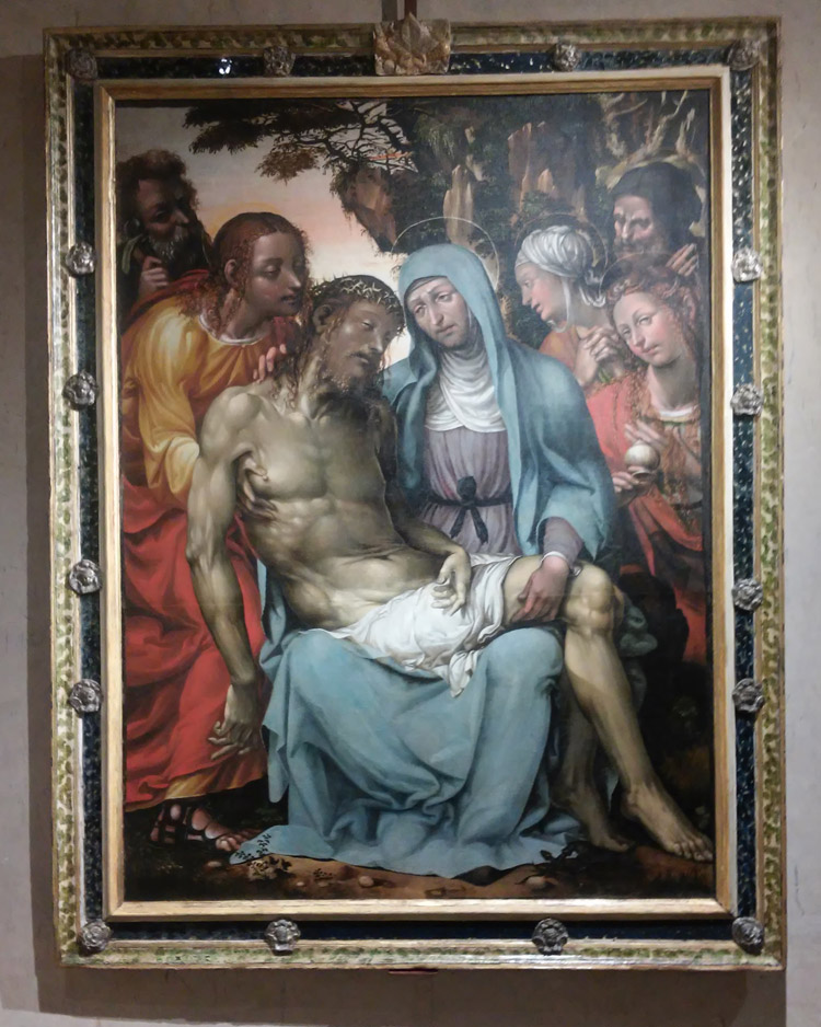 Marco Bigio (Giomo del Sodoma?), Cristo in pietà