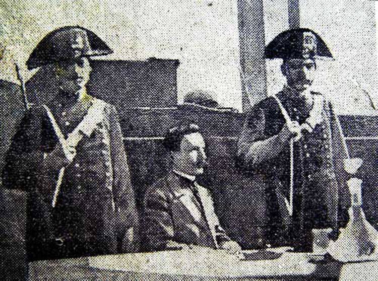 Vincenzo Peruggia al processo Vincenzo Peruggia al processo