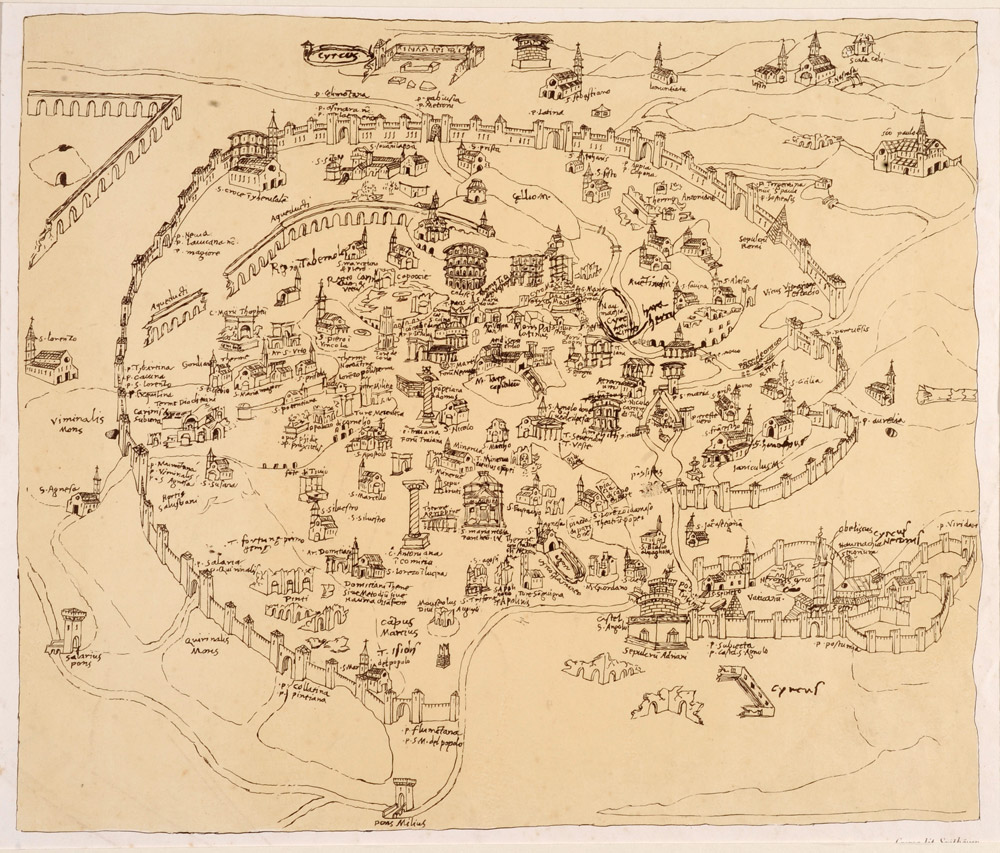 Pianta di Roma nel XV secolo Pianta di Roma nel XV secolo