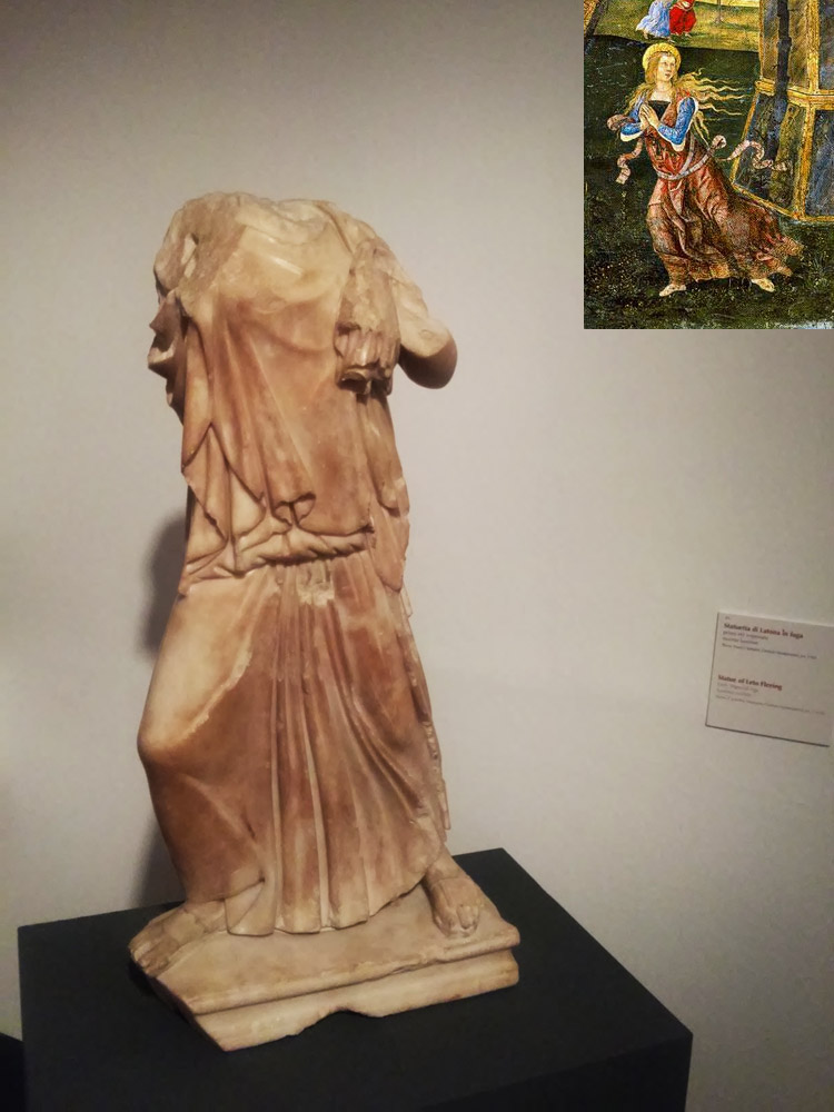 Statuetta di Latona in fuga Statuetta di Latona in fuga