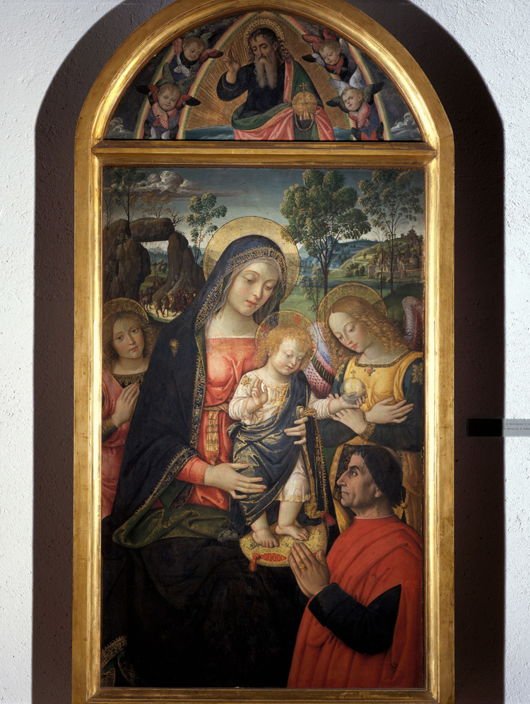 Pinturicchio, Madonna della Pace Pinturicchio, Madonna della Pace