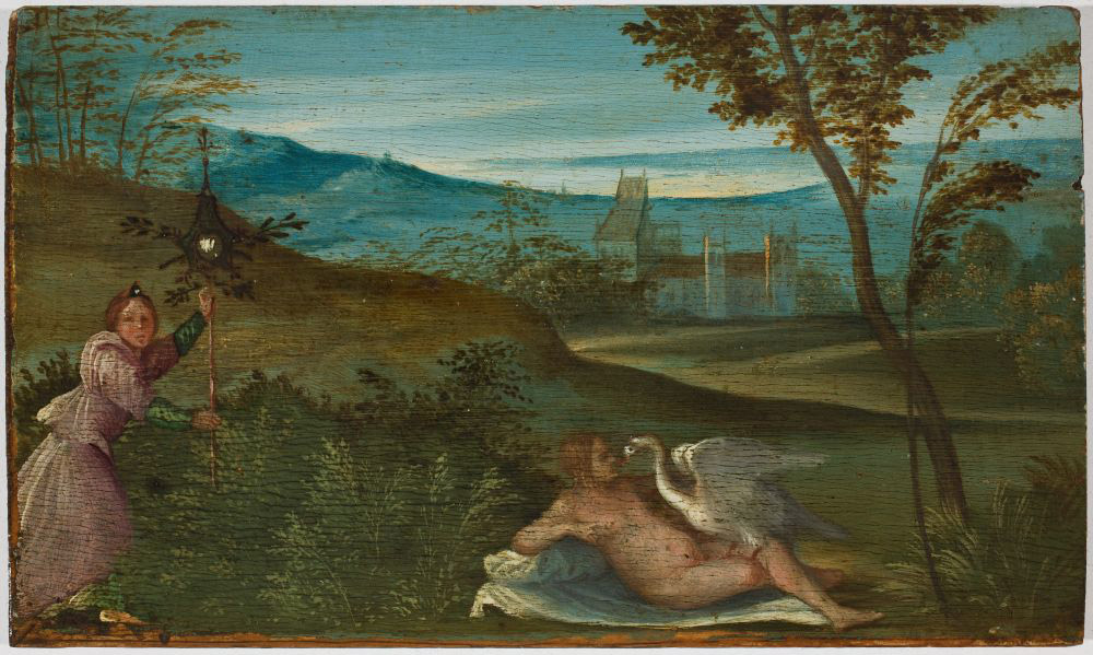Giorgione, Leda e il cigno Giorgione, Leda e il cigno