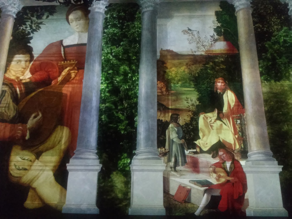 Il videomapping Il Giardino dei sogni Il videomapping Il Giardino dei sogni