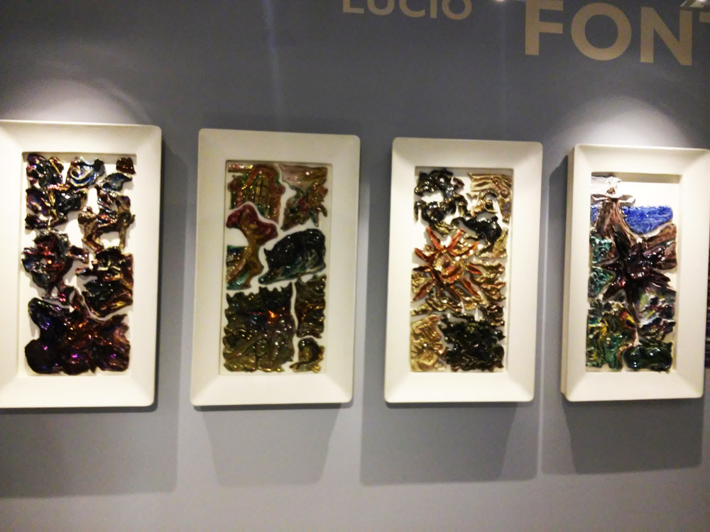 Lucio Fontana, Die vier Tafeln des Conte Grande im MuDA in Albissola Marina