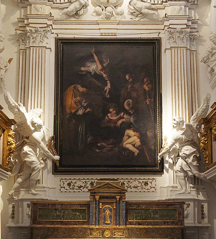 L'altare oggi con la riproduzione di Factum Arte. Copyright Factum Arte L'altare oggi con la riproduzione di Factum Arte. Copyright Factum Arte