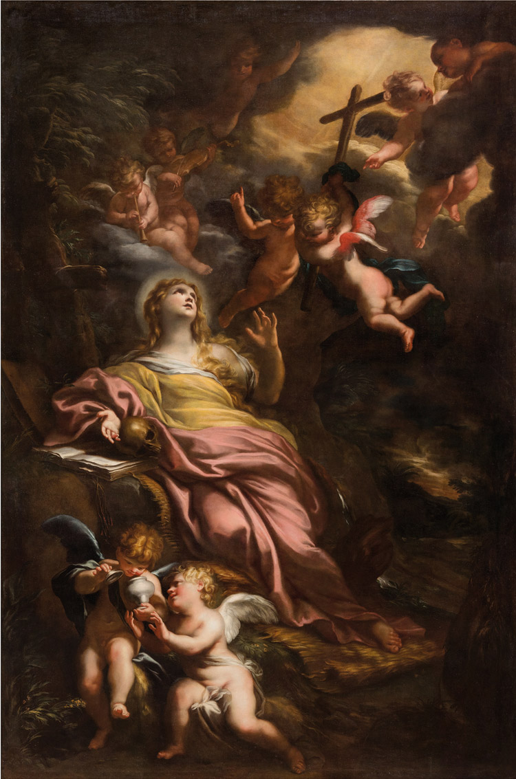 Domenico Piola, Santa Maria Maddalena in preghiera Domenico Piola, Santa Maria Maddalena in preghiera