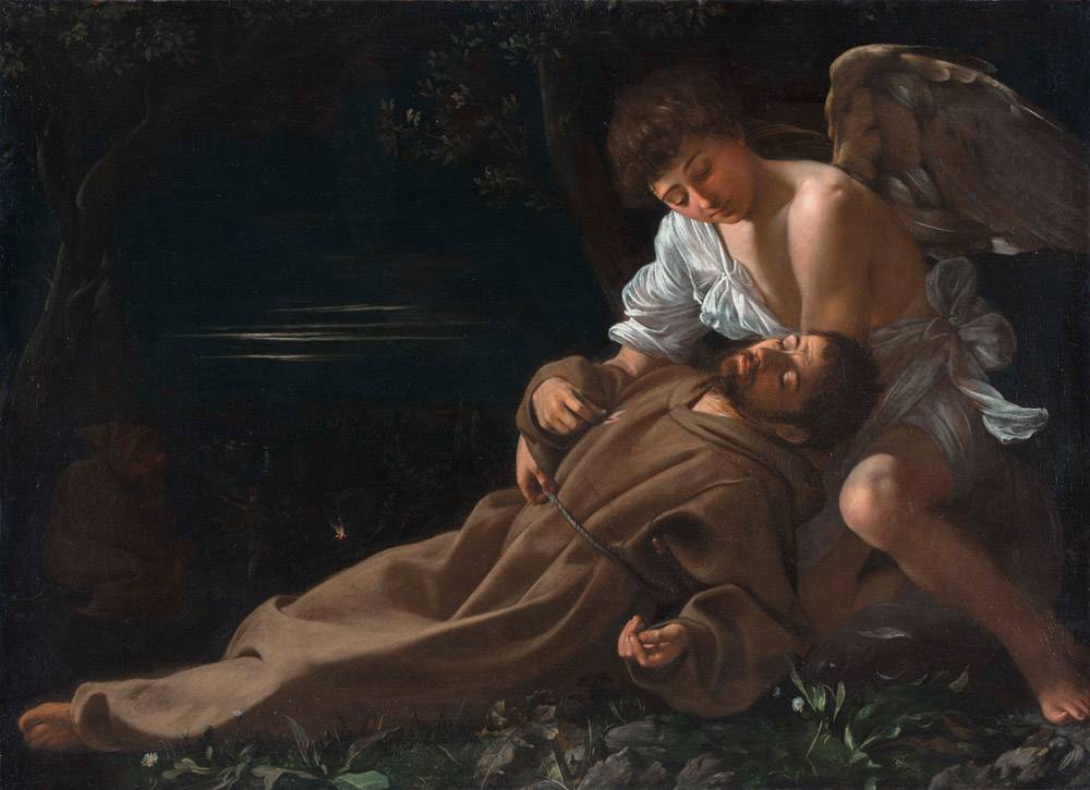 Caravaggio, San Francesco in estasi Caravaggio, San Francesco in estasi