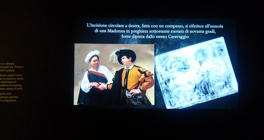 Uno dei video in mostra Uno dei video in mostra