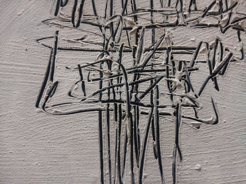 Achille Perilli, Studio, dettaglio