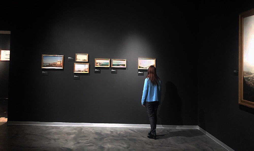 Una sala della mostra