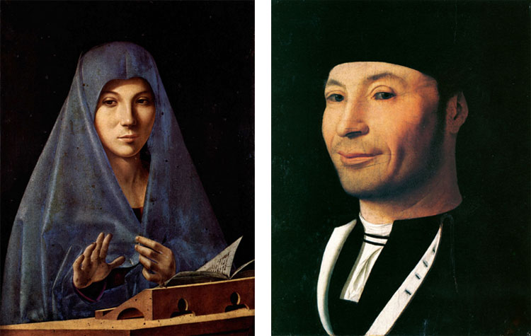 Antonello da Messina, Annunciata e Ritratto d'ignoto marinaio