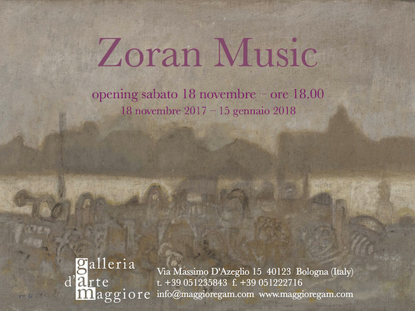 Zoran Music en la Galleria d'Arte Maggiore de Bolonia Zoran Music en la Galleria d'Arte Maggiore de Bolonia