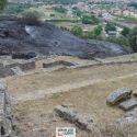 Cilento, incendio si abbatte sul Parco Archeologico di Elea-Velia