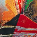 Vesuvius (nero) e Vesuvius (rosso) di Warhol a Napoli