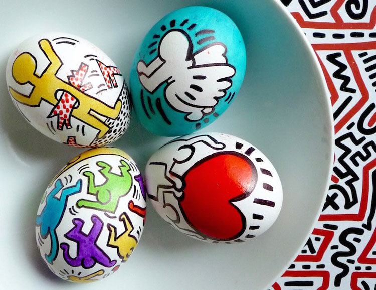 Le uova di Pasqua di Keith Haring Le uova di Pasqua di Keith Haring