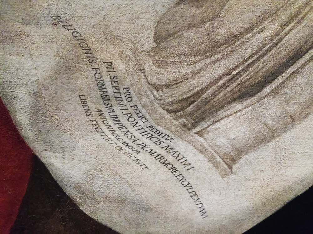 Francesco Hayez, Ritratto della famiglia Cicognara, dettaglio