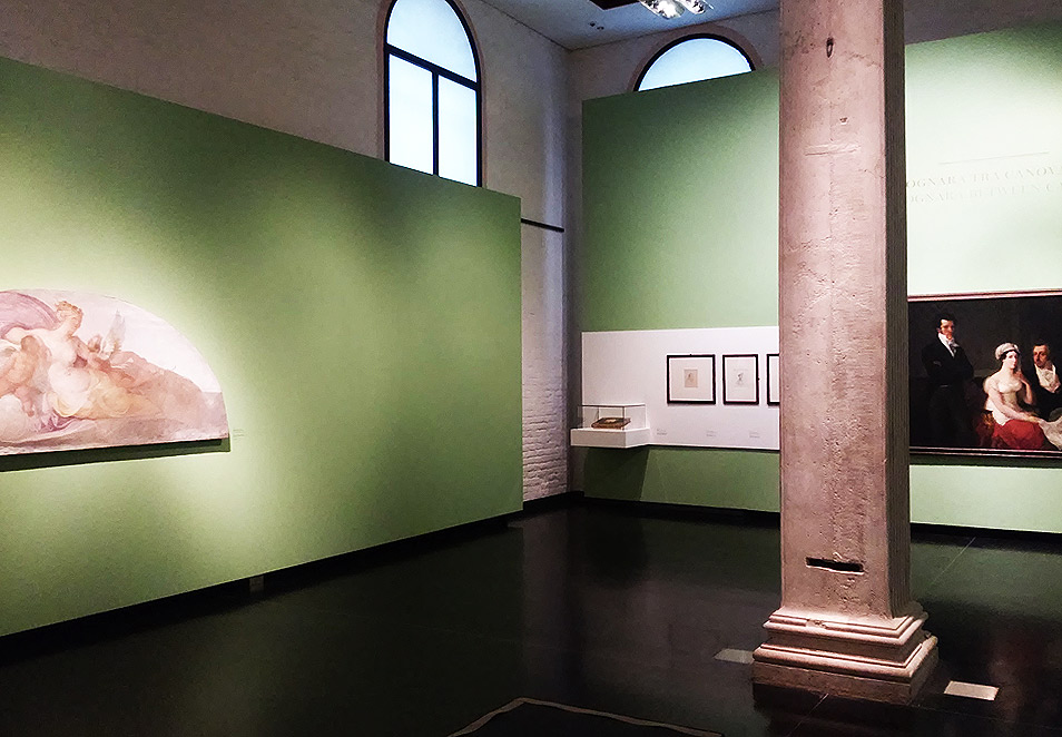 La prima sala della mostra