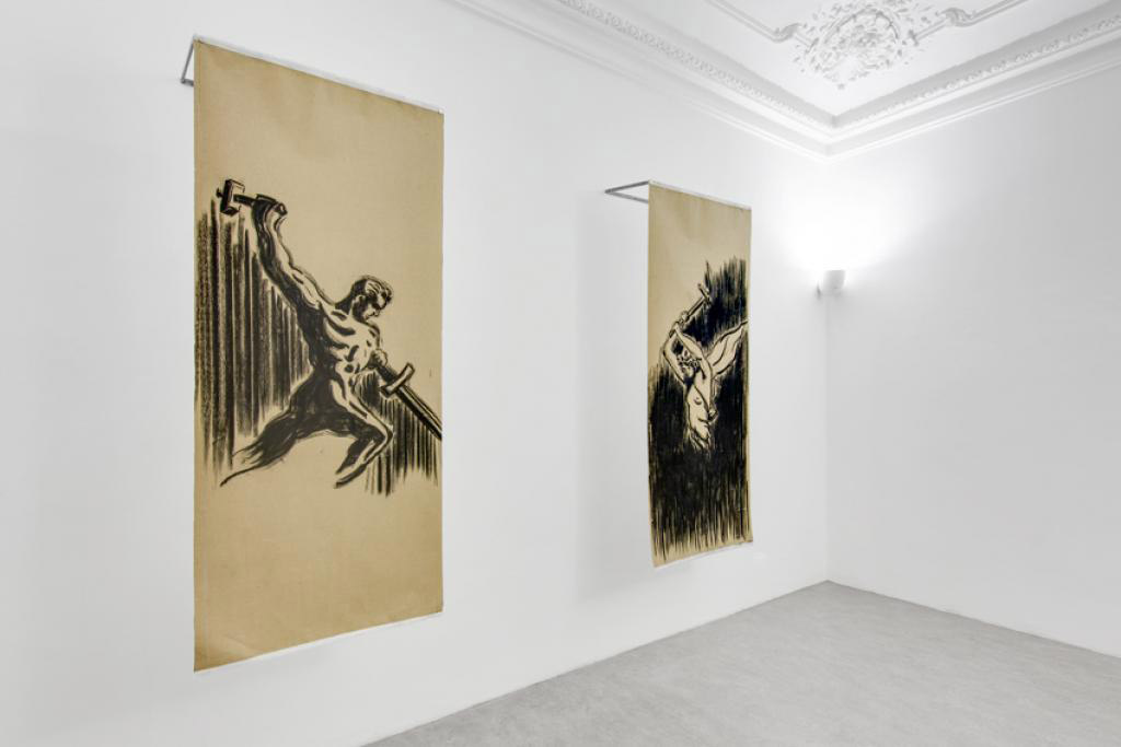 Allestimento della mostra Giorni di un futuro passato presso Alberto Peola Artecontemporanea Allestimento della mostra Giorni di un futuro passato presso Alberto Peola Artecontemporanea