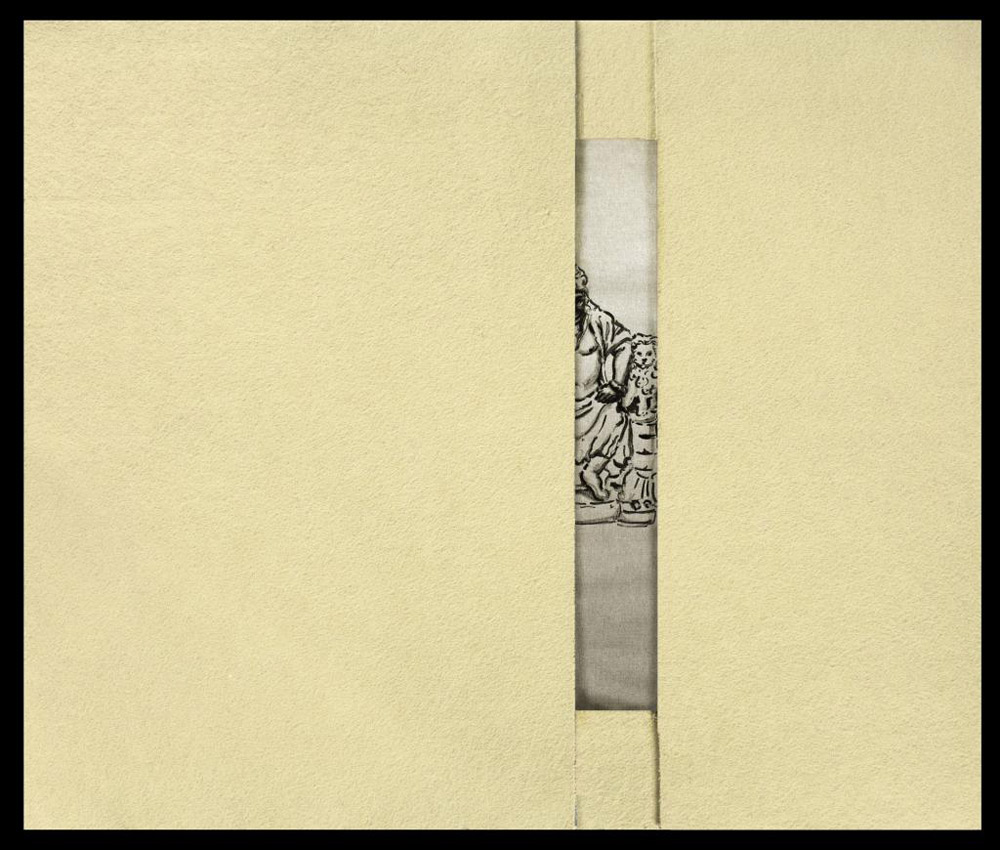 Cosimo Veneziano, Senza titolo (dalla serie Petrolio; 2015; disegno a china su tela, feltro industriale, 80 x 100 cm; Courtesy Alberto Peola Artecontemporanea Cosimo Veneziano, Senza titolo (dalla serie Petrolio; 2015; disegno a china su tela, feltro industriale, 80 x 100 cm; Courtesy Alberto Peola Artecontemporanea