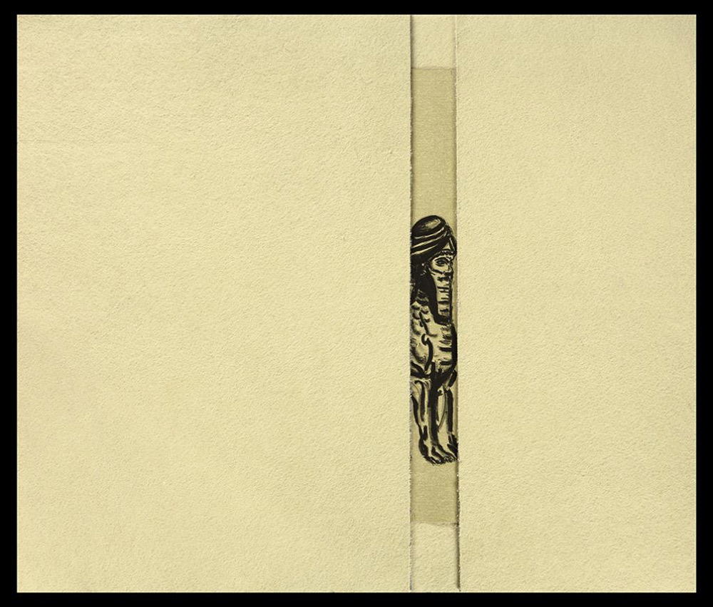 Cosimo Veneziano, Senza titolo (dalla serie Petrolio; 2015; disegno a china su tela, feltro industriale, 80 x 100 cm; Courtesy Alberto Peola Artecontemporanea Cosimo Veneziano, Senza titolo (dalla serie Petrolio; 2015; disegno a china su tela, feltro industriale, 80 x 100 cm; Courtesy Alberto Peola Artecontemporanea