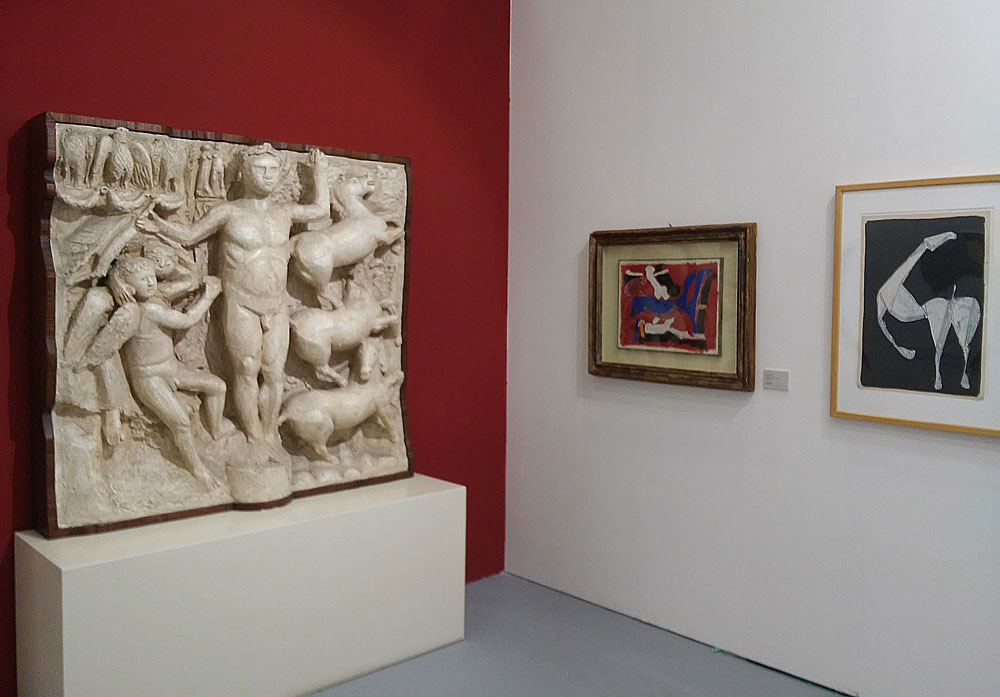 Le opere di Marino Marini allo stand di Guastalla Le opere di Marino Marini allo stand di Guastalla