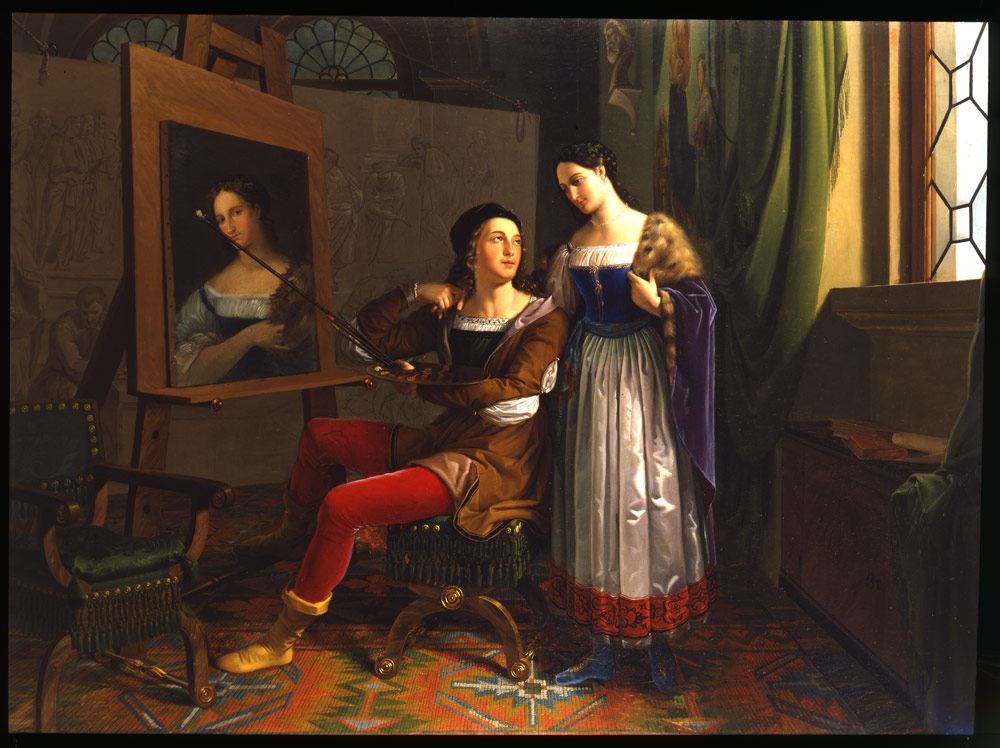 Giuseppe Sogni, Raffaello e la Fornarina Giuseppe Sogni, Raffaello e la Fornarina