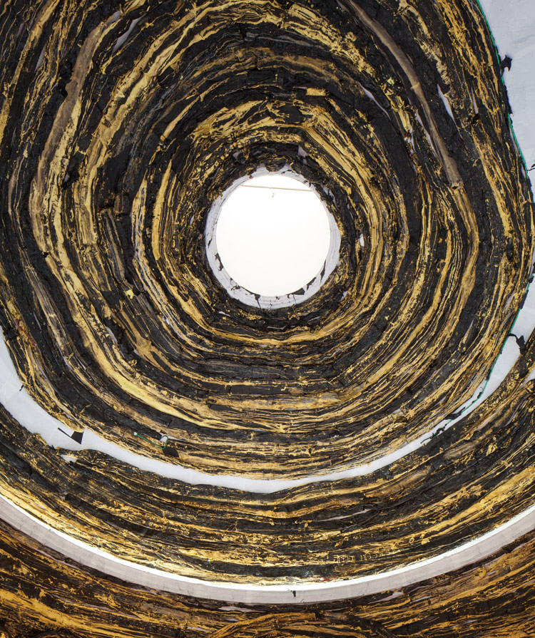 Mark Bradford, Oracle, dettaglio della cupola