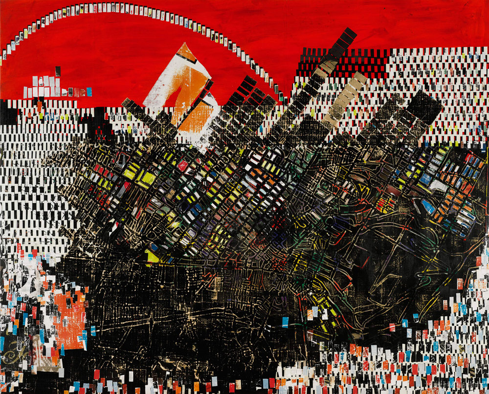 Mark Bradford, Scorched Earth