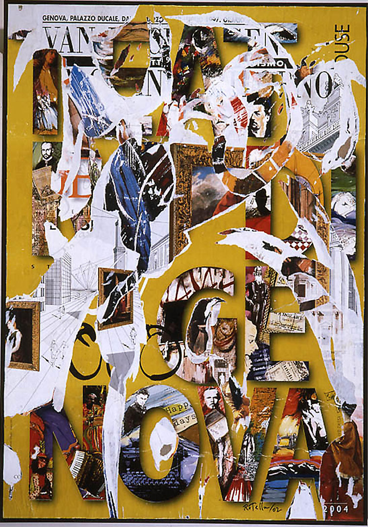 Mimmo Rotella, Omaggio a Genova