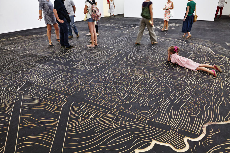 Pubblico su Nuremberg map of Tenochtitlán