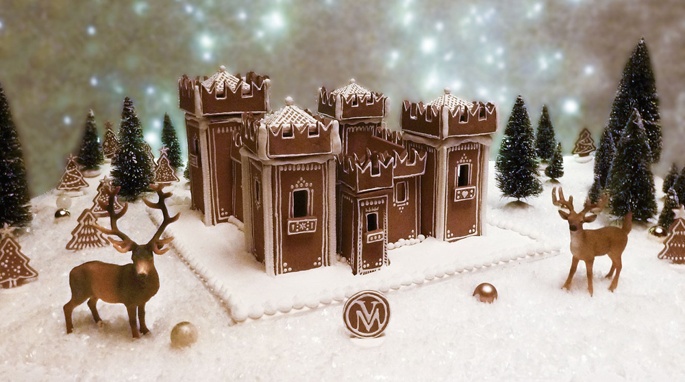 La riproduzione del Castello di San Giorgio di Mantova in pan di zenzero realizzata da Lorenzo Bonoldi