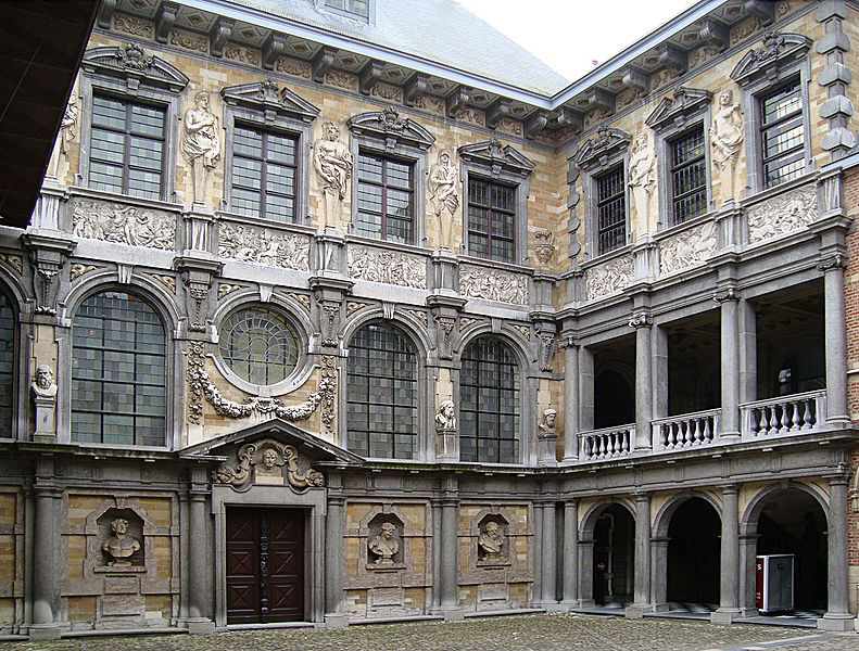 Il cortile della Rubenshuis