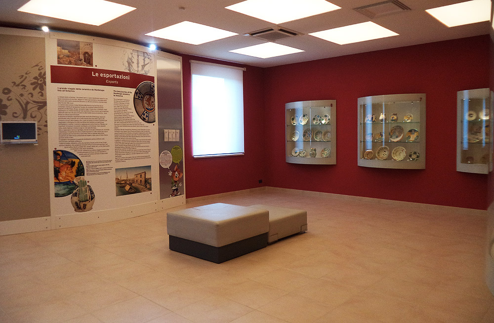 Una sala del Museo della Ceramica di Montelupo
