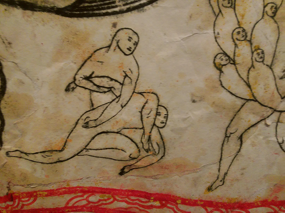 Simone Pellegrini, Andante causato, dettaglio