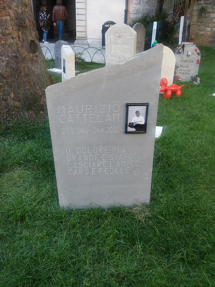 Eternity, la nuova opera di Maurizio Cattelan