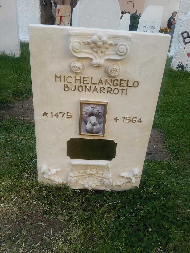 Eternity, la nuova opera di Maurizio Cattelan