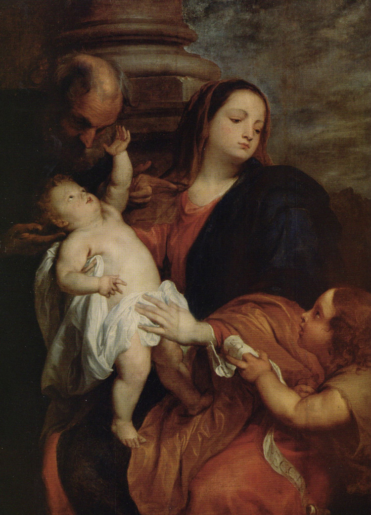 Anton van Dyck, Sacra famiglia con san Giovannino

