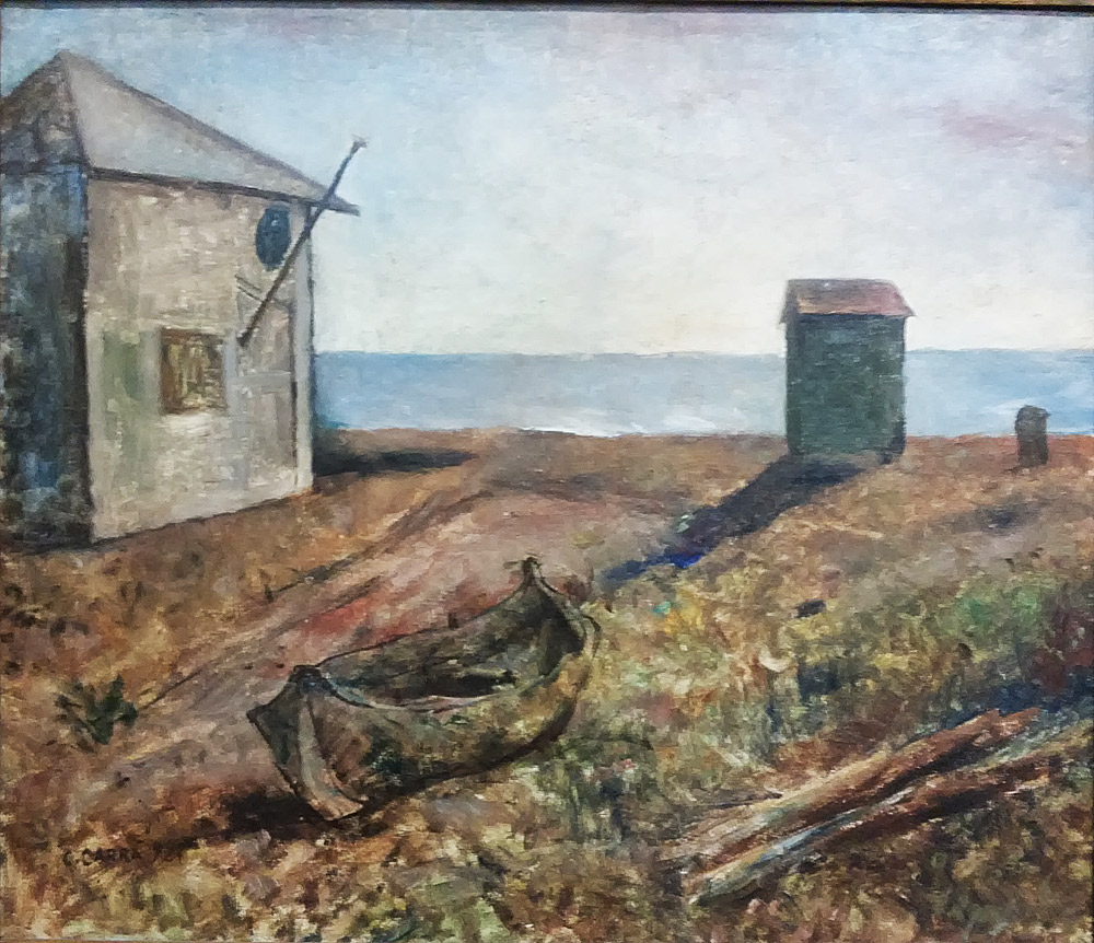 Carlo Carrà, Tramonto al mare
