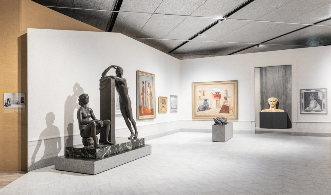 Sala della mostra Post Zang Tumb Tuuum alla Fondazione Prada di Milano. Ph. Credit Delfino Sisto Legnani e Marco Cappelletti
