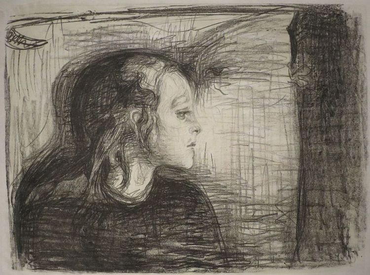 Edvard Munch, Bambina malata I
