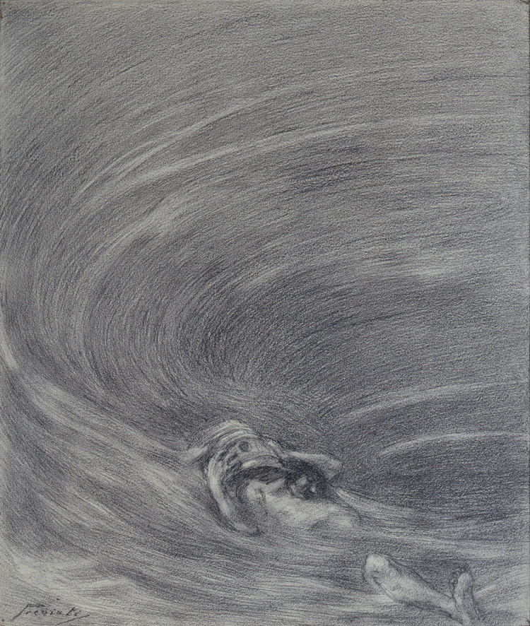 Gaetano Previati, Discesa nel Maëlstrom
