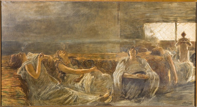 Gaetano Previati, Le fumatrici d'oppio
